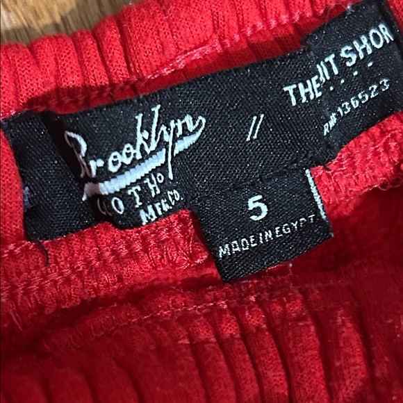 Brooklyn Cloth Red Tank Top and Shorts Level Up Matching Set size 5 - Picture 2 of 5